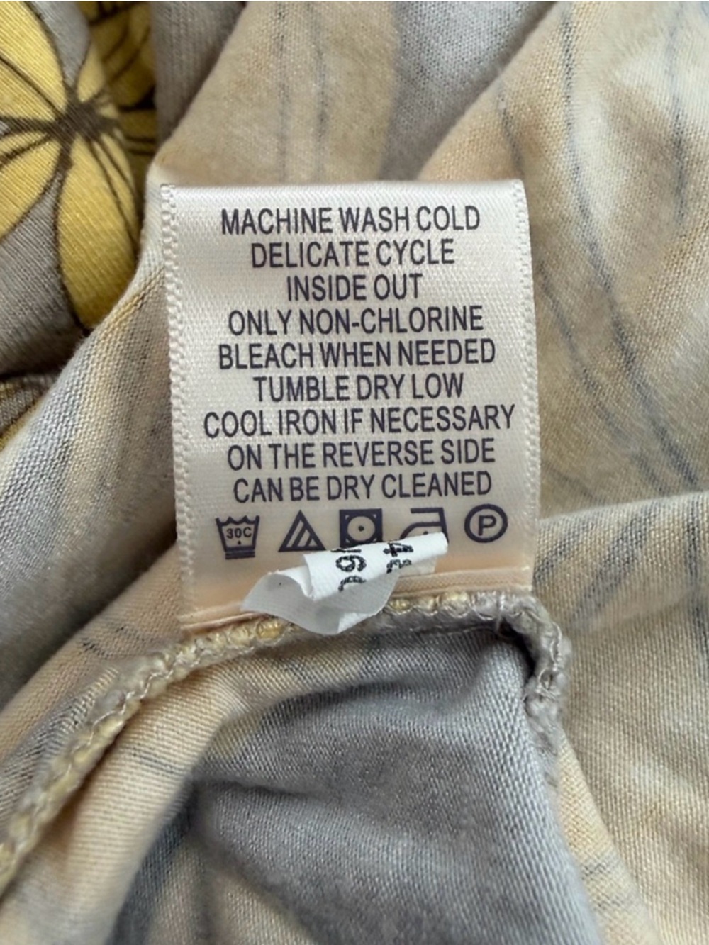 Tommy Bahama Yellow and Gray Floral Sleeveless Dress - Picture 8 of 9